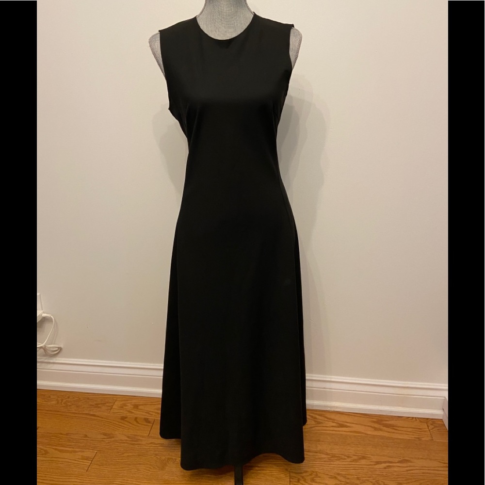 Zara Black Sleeveless Long Dress